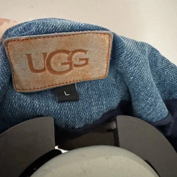 STORE CLOSING SALE UGG women’s Denim Jacket with Sherpa Collar - Picture 7 of 9